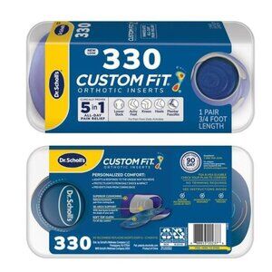Dr. Scholls Custom Fit Orthotic Inserts CF 330 3/4 Length